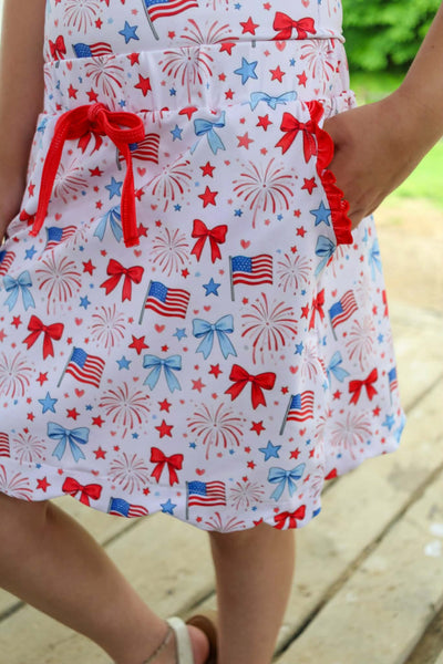 🇺🇸 Star Spangled Scallop Skort Set 🇺🇸