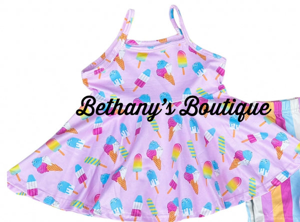 Ice Cream cone tank peplum