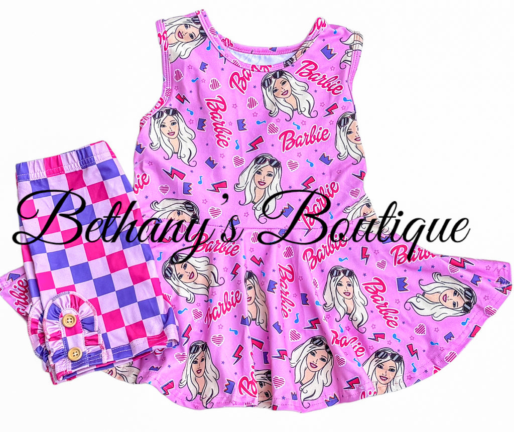 Barbie Racer-Back Peplum