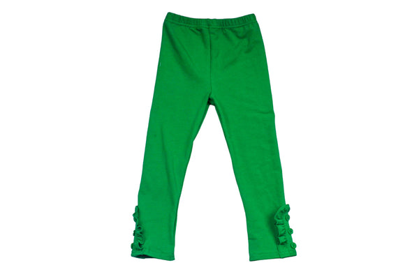 Green Button Leggings