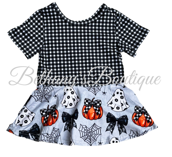 Spooky Cute Halloween Peplum