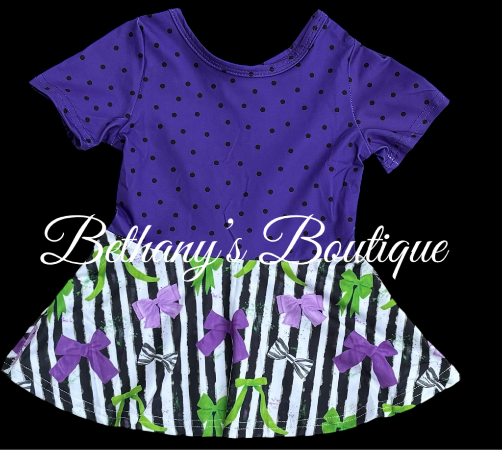 Beetle-Inspired Bows Peplum