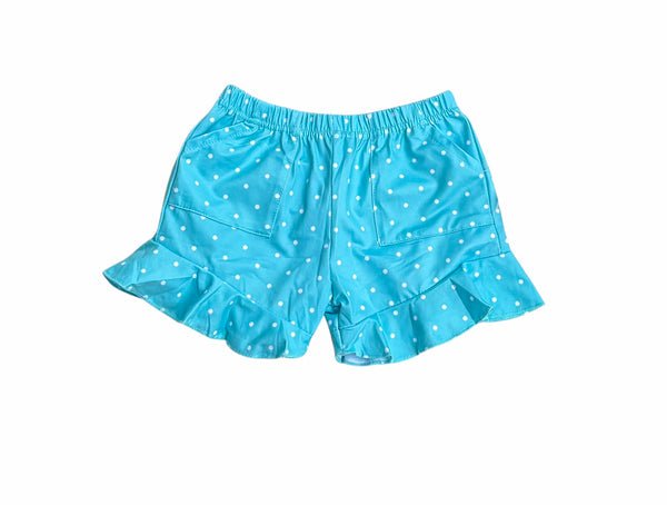 Polka dot shorts with pockets