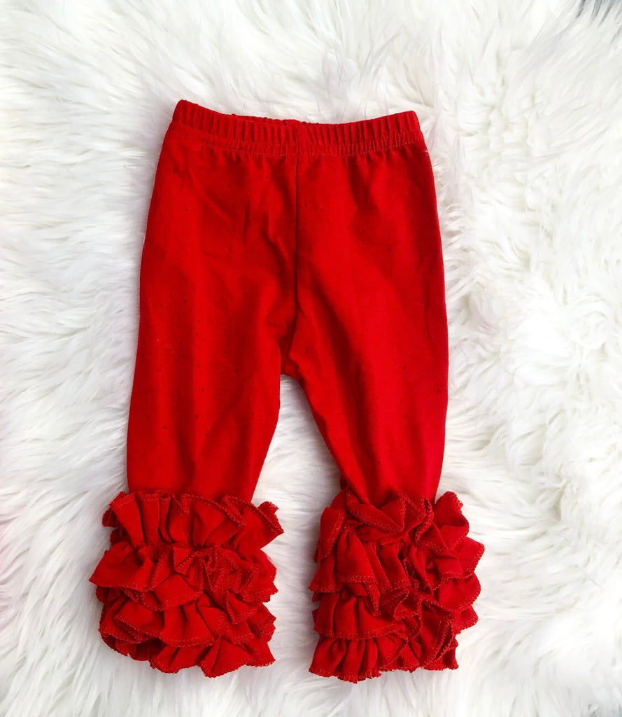 Red icing leggings