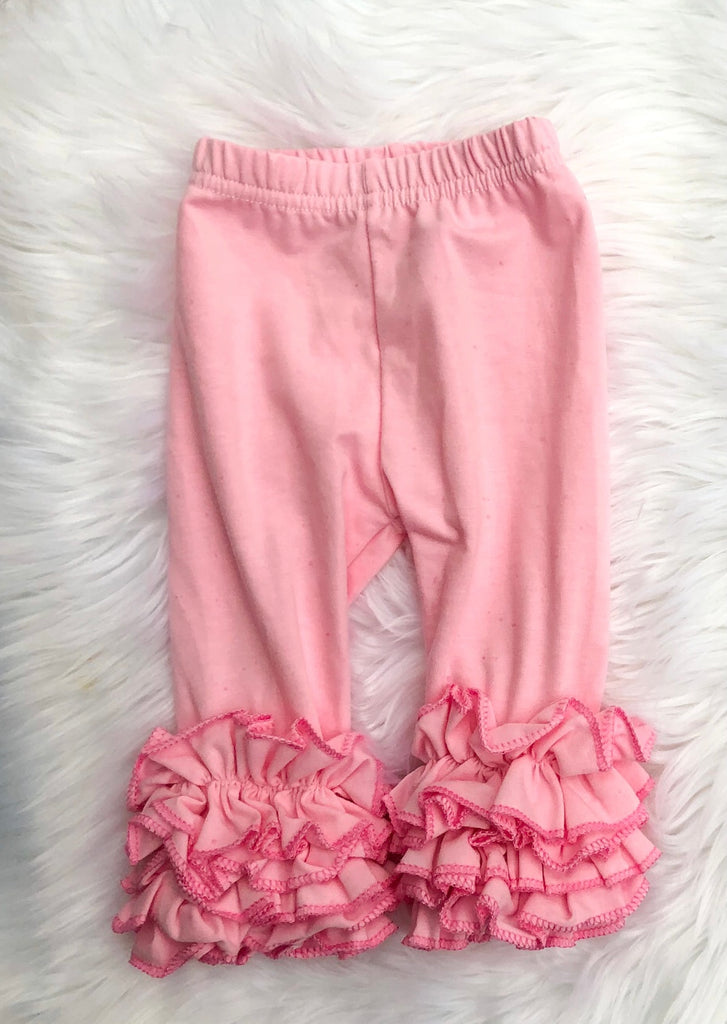 Light pink icing leggings