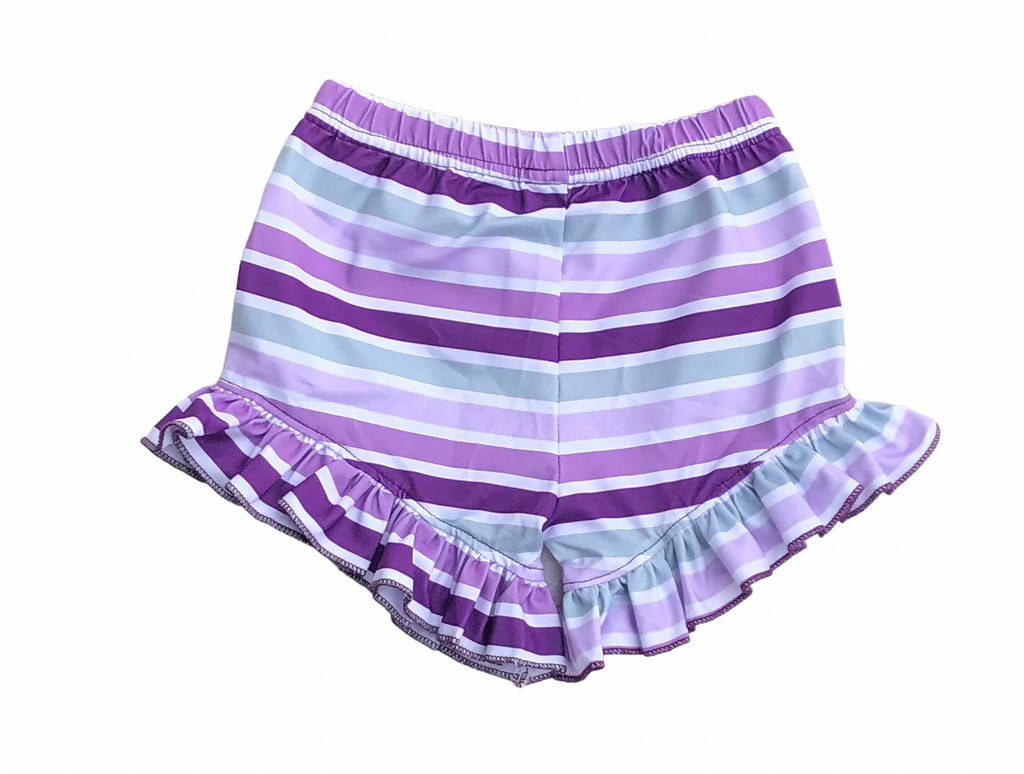 Striped Ruffle Shorts