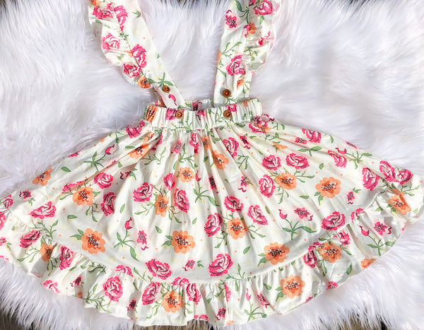 Floral jumper skirt